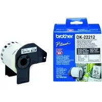 Brother DK-22212 Etiket Zwart op wit (62 mm)