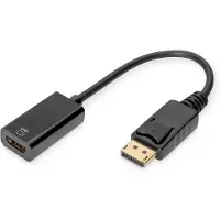 Digitus Displayport Naar Hdmi M/F 4K 60Hz Adapterkabel Voor Computer