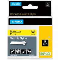 Dymo Tape 1734525 (S0773850) Zwart op geel (24 mm)