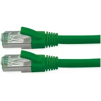 Roline RM patchkabel Cat.6A S/FTP (PiMF), groen, 1 meter