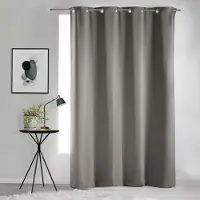 Wicotex Gordijnen-Kant en klaar- met ringen occult verduisterend 140x240cm uni polyester pearl