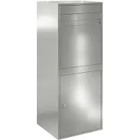 vidaXL Pakket Inwerpkoker zilver 41 x 38 x 103 cm Gegalvaniseerd staal