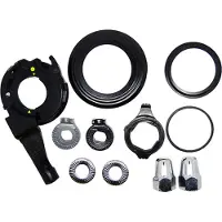 Shimano Montuurset 7r45 Staal Zwart 9 Delig