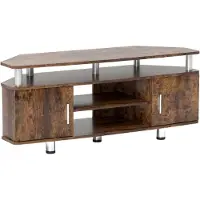 HOMCOM -TV-meubel-120x39,5x52cm-Panneaux de particules-Marron