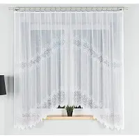 Markizeta Violetta - Kant-en-klare Jacquard Gordijn - 300x180 cm - Wit