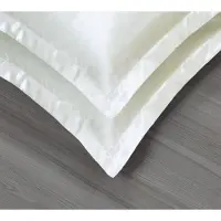 Beauty Silk - Kussenslopen - 60x70 - 2 stuks - Glans Satijn - Ecru