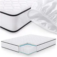 Akord Springs Matras met Beschermer 160x200 cm / Spring Pocketveringmatras / Binnenveringsmatras / Pocketvering met 7 Comfortzones / Afneembare waterdichte tijk / H3 Hardheid