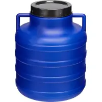 Garronda Regenton 5L kunststof vat levensmiddelcontainer van HDPE voor huis en tuin - GD-0078 Blauw