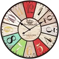 Lowell 14850, Muurdecoratie, Cirkel, Meerdere kleuren, Glas, 33,5 cm