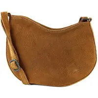 Bear design Suède Schoudertas Tamara Cognac