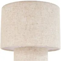 LINDBY Tafellampe , Elfie, Beige, Woonkamer, Stof, Scandinavisch