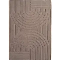 Muratap Japandi vloerkleed art hoogpolig scandinavisch design 3d-effect -