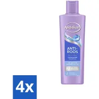 Andrélon – Shampoo – Anti Roos – 250 ml - Voordeelverpakking - 4 stuks