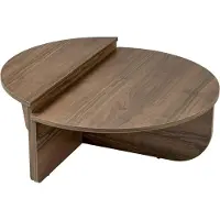 Hoppa! Salontafel - Okkernoot - 80 x 80 x 32/37 cm (B x D x H)