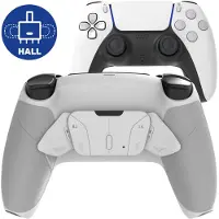 Cs consoleskins CS eSports Controller geschikt voor PS5 / PC – Hall Effect – Geen Stick Drift – Paddles – Pro Wit