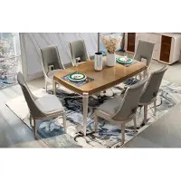AEA Stuhl Set Stühle Polster Garnitur Küchen Wohnzimmer Esszimmer Set Designer 6tlg.