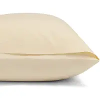 Yumeko Kussensloop Gewassen Percal Katoen 50x60 Geel - Eco, Bio & Fairtrade