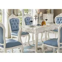 AEA Barock Esstisch Tisch Gruppe Esszimmer Wohnzimmer Garnitur Holz Design Tische