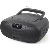 Muse Radio portable Bluetooth MD-208 FM avec lecteur CD Noir