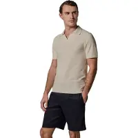 Profuomo Heren Polo's & T-shirts Cotton Crepe - Ecru - Maat XXL