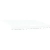 vidaXL Uitschuifbare luifel Wit 350 x 250 cm Polyester