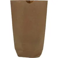 Packlinq Kruisbodem Zakken Kraft (inhoud 0,5 kg) 14x22cm - 1 laags 70 grs 100 stuks)