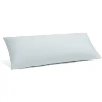 Yumeko Kussensloop Gewassen Percal Katoen 40x80 Blauw - Eco, Bio & Fairtrade