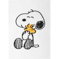 Snoopy - Premium A5 Plush Cover Notitieboek - Multicolours
