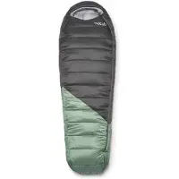 Rab - Women's Radeon -12C / 10F - Synthetische slaapzak Long - Body Size: 185 cm, groen/ graphene