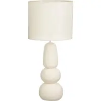Mica Decorations Vloerlamp menko d38h84cm creme