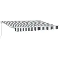 vidaXL Zonnescherm Frame Antraciet en Wit 250 x 200 cm