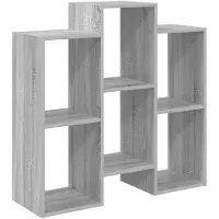 vidaXL Dressoir Grijs Sonoma 90 x 30 x 90 cm