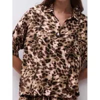 Femilet Nachtmode Slaapshirt Layla | Maat: 40 | Kleur: Acorn Leo