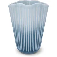 Kähler Hammershøi vaas unfold Blauw, 20,5 cm
