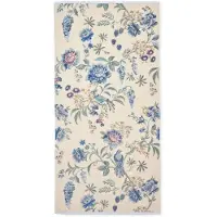 Pip studio Douchelaken Secret Garden White Blue (55 x 100 cm)