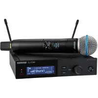 Shure SLXD24+ /B58-G65 draadloos handheld systeem met Beta 58A (470-606 MHz)