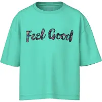 Name it Shirt 'NKFVonaya' sand / marine / jade groen