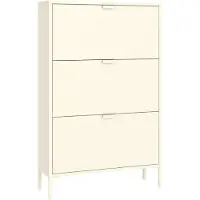 Happy Garden MARION 3-deurs witte metalen schoenenkast