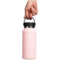 Hydroflask - Wide Mouth With Flex Cap 2.0 - Isoleerfles 946 ml, beige