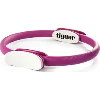 Tiguar Pilates Ring – Magic Circle, ergonomisch, duurzaam, trainingshulpmiddel voor Pilates, voor stabiliteit en spierversterking, kleur paars