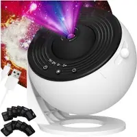 Izoxis LED Galaxy Projector - 360° Ruimte Projectie met Timer & Focus