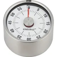 King Hoff - Magnetische Keuken Timer - Mechanisch - RVS