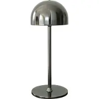 Sirius LED tafellamp op batterijen Tim, nikkelkleurig, hoogte 30 cm, IP54 Tim, Woon-/ Eetkamer, metaal, Modern