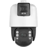 Hikvision DS-2SE7C425MW-AEB(14F1)(P3), 4MP Dual camera met PTZ 25X zoom en vaste camera ineen.