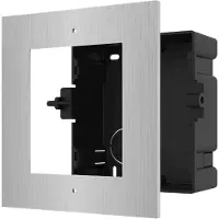 Hikvision DS-KD-ACF1/S IP video intercom buiten station enkelvoudige inbouw behuizing RVS