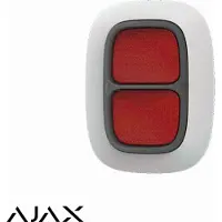 Ajax Dubbele Paniekknop (Wit)
