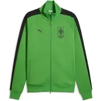 Puma Sportjas 'Borussia Mönchengladbach T7' grasgroen / zwart