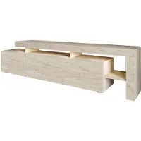 Skye Decor Tv-meubel Tijn met led-verlichting - 37x192x53 cm - MDF/walnoot