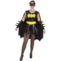 Creaciones Llopis Zwarte Superheldin Kostuum