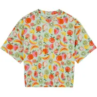We fashion Shirt geel / mintgroen / kiwi / lichtroze